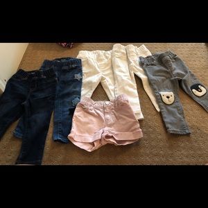 6 pairs of baby gap girls jeans. Perfect condition